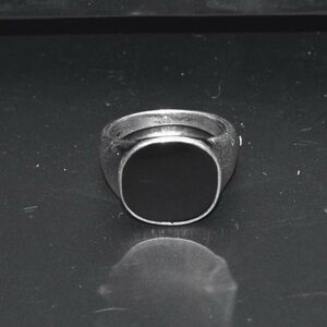 Black Signet Ring